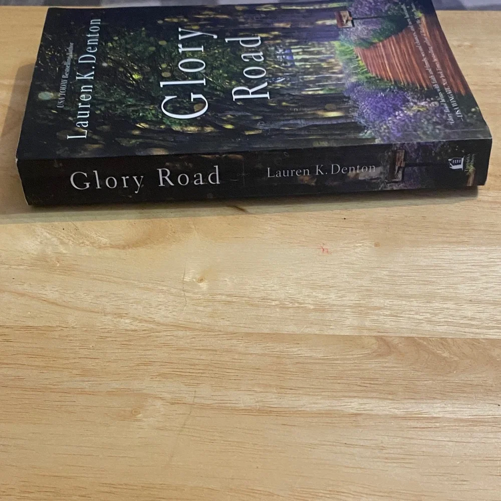 Glory Road by Lauren K. Denton - Illustrated Paperback with Purple Floral Cover